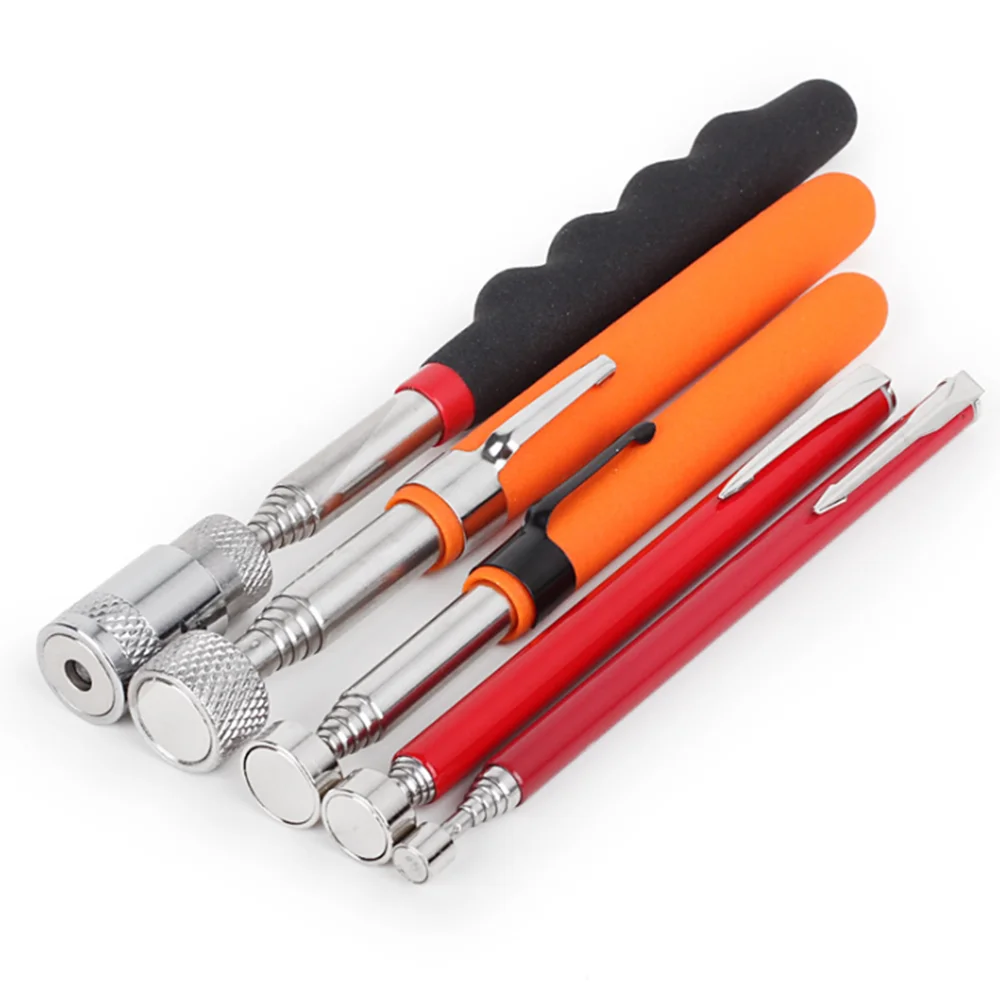 Stylo magnétique télescopique puissant, outils pratiques pour ramasser des boulons d'écrou bâton de ramassage extensible outils portables