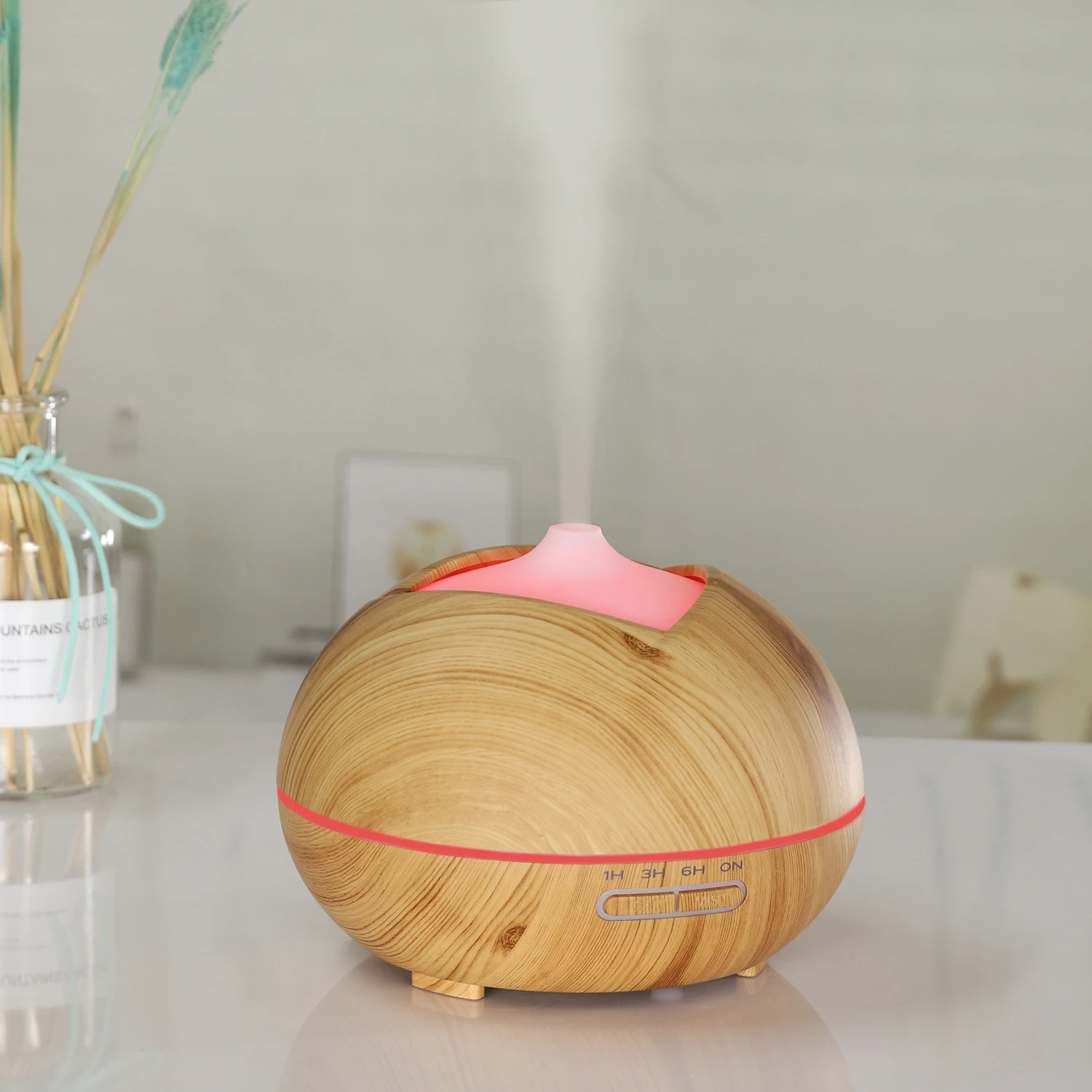 Portable New Design 400ML Electric Ultrasonic Aromatherapy Humidifier Aroma Essential Oil Diffuser With 7 Color LED Lights