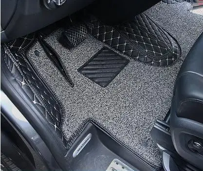 High quality! Front seats car floor mat for Volkswagen California T5 T6 2 3 seats 2022-2003 waterproof double layers carpets