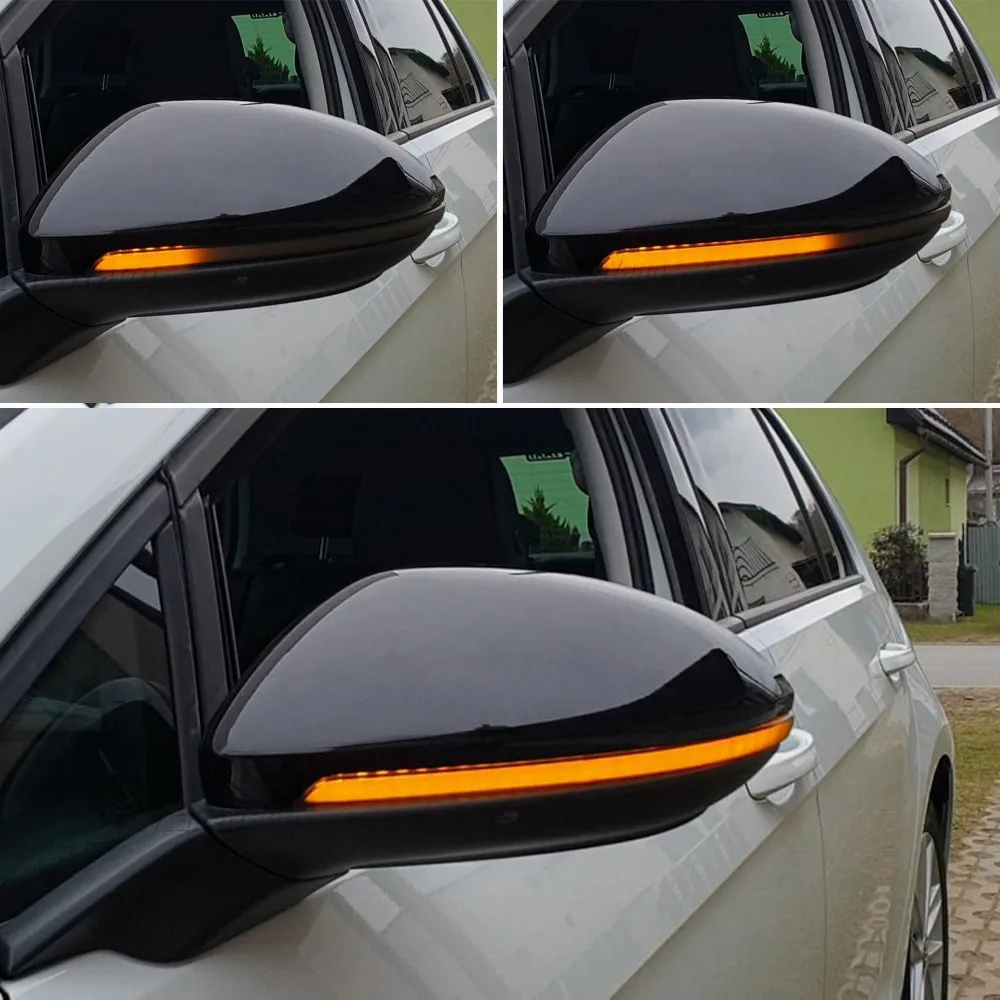Für VW Volkswagen Golf 7 Jetta MK7 19 VII MK7 Golf 7.5 GTI R Touran LED Dynamischer Blinker Seitenspiegel Indikatorlicht – Detail 14
