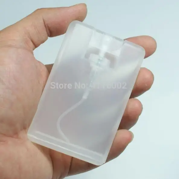 

300pcs 20ml Plastic Spray Parfum Box Card Moisturizing Perfume Sprayer Bottle Refillable Perfume Spray Pump Only One Time