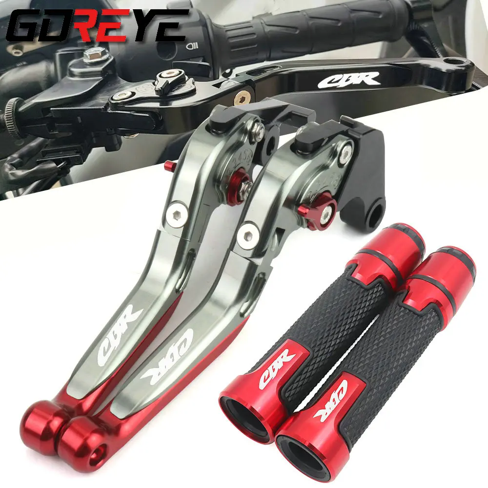 

For HONDA CBR250R CBR 250R CBR 250 R 2011-2013 Motorcycle Folding Extendable Brake Clutch Levers LOGO CBR