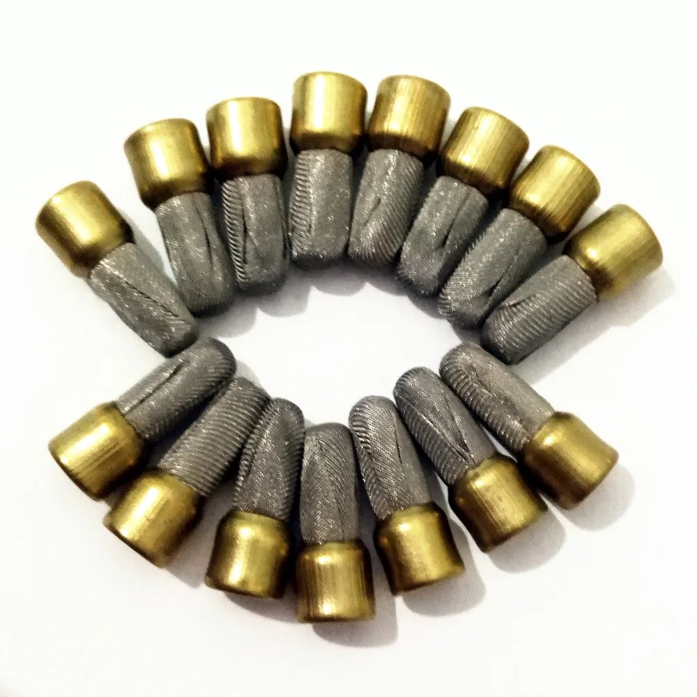 10pieces For Lexus LS600h GS350 GS460 GS450h IS350 GDI fuel injector metal micro filter crush diameter 4mm  (AY-F509C)