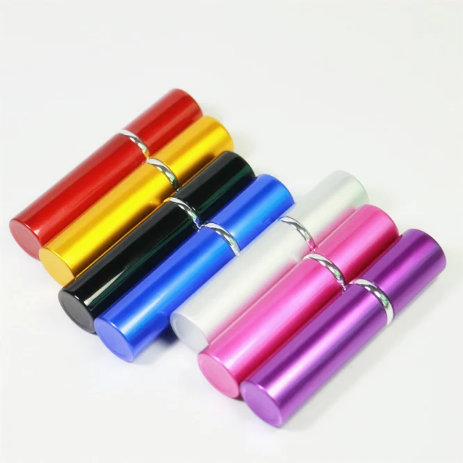 Aluminum metal 10ml spray perfume bottle cosmetic spray bottle travel portable empty bottle travel sub-bottle liner