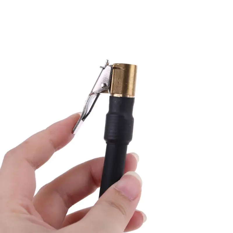 Manguera de goma de aire Flexible, válvula de neumático, adaptador de tubo de extensión para compresor de aire, bomba de inflado de neumáticos para