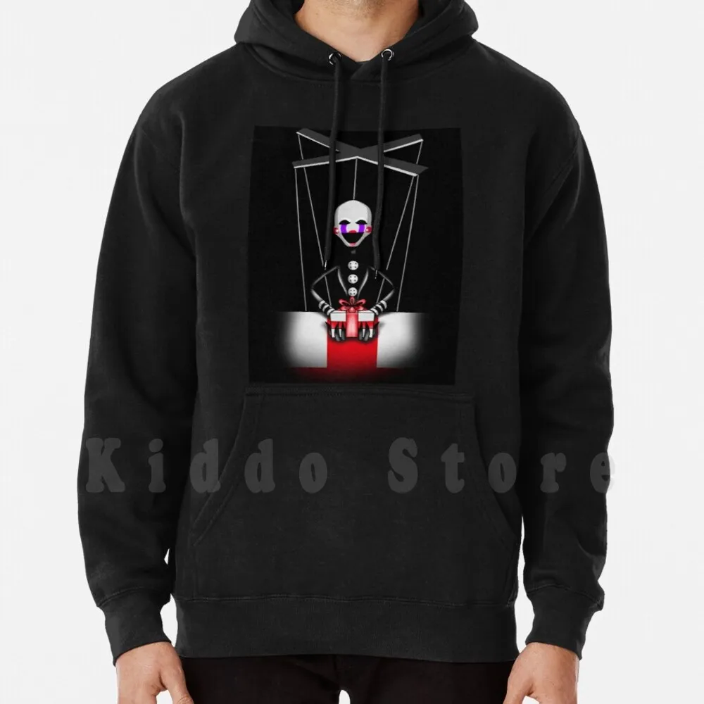 Five Nights At 2-" Give Gifts " Sudadera con capucha de manga larga Fnaf Fnaf2 Fnaf3 Fnaf4 Puppet The Puppet Five Nights At Five