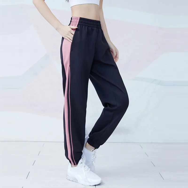 

VANSYDICAL Female Sportswear Trousers Quick Dry Running Pants Causal Breathable Women Training Jogging Pocket Yoga Sweatpants