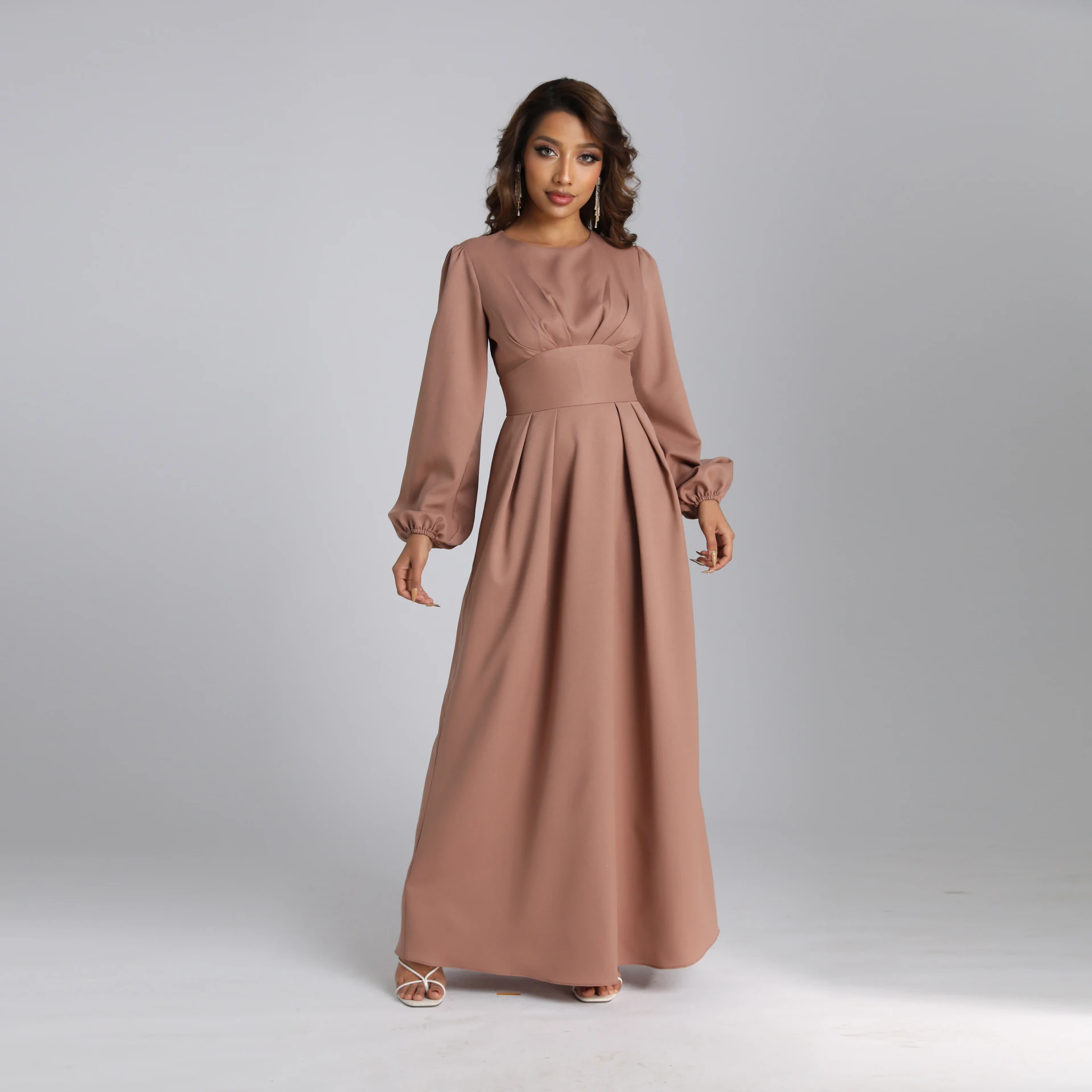 Frauen Neue Langen Abend Prom Kleider Arabischen Muslimischen Oansatz elegante mode frauen kleid