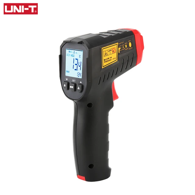 UNI-T UT306S UT306C cyfrowy termometr na podczerwień bezdotykowy termometr laserowy pistolet urządzenie do pomiaru temperatury-50-500