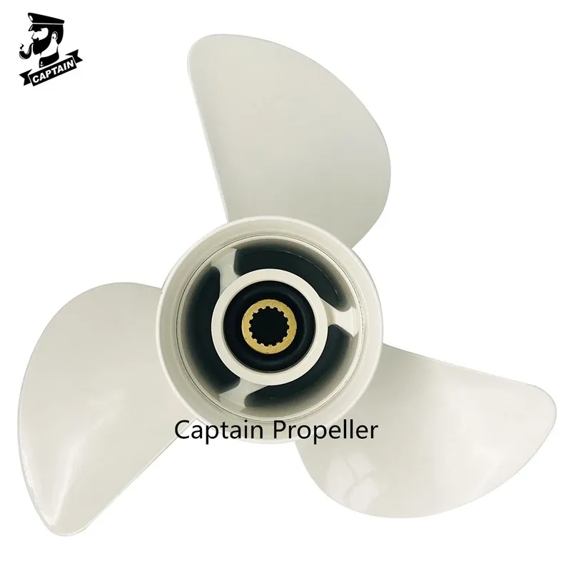 Captain Propeller Fit Yamaha Outboard Engines150-300 HP Pressed In Hub Aluminum 15 Tooth Spline RH 14 1/2X17 6G5-45947-01-98