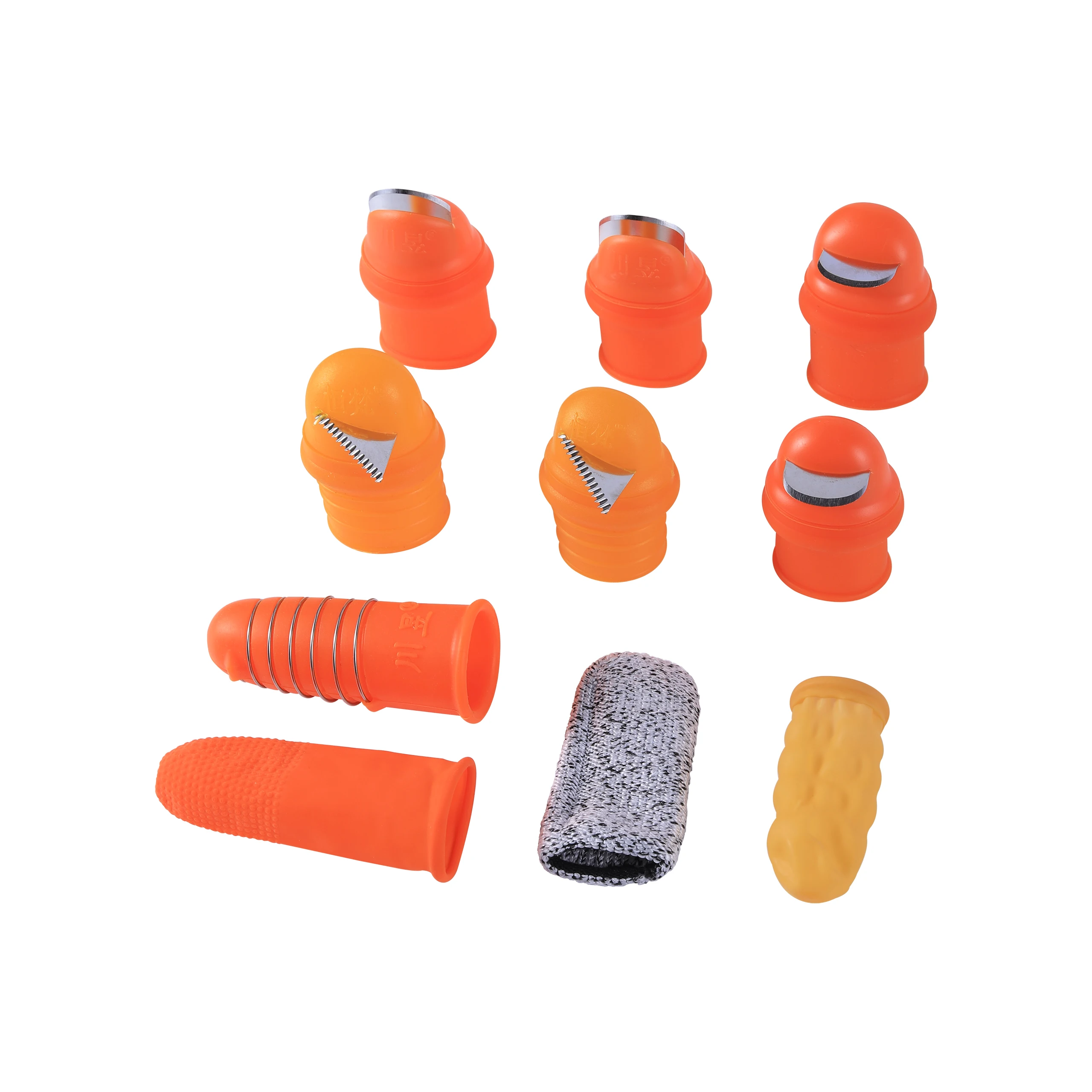 Couteau de cueillette pour jardin, ferme, verger, fruits et légumes, cisailles de taille, gants de protection en silicone, scie, lame droite, coupe-ligne en option