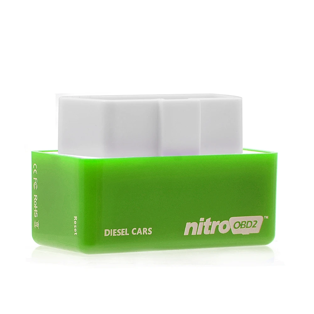 1 шт., автомобильный диагностический чип ECU, тюнинг BOX, нитро OBD2, сканер для дизельных автомобилей, производительность, скорость двигателя NitroOBD2