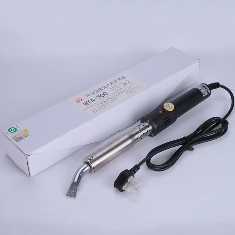 Plancha eléctrica de alta potencia y temperatura constante ajustable, 220V, adecuada para línea de montaje de alta intensidad, WTA-300W / 500W / 800W