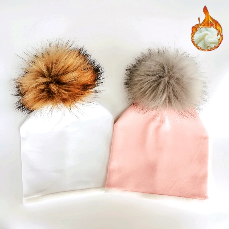 baby hats newborn with plush lining baby boy newborn photography props  beanies  baby girls boys winter hats cap bonnet