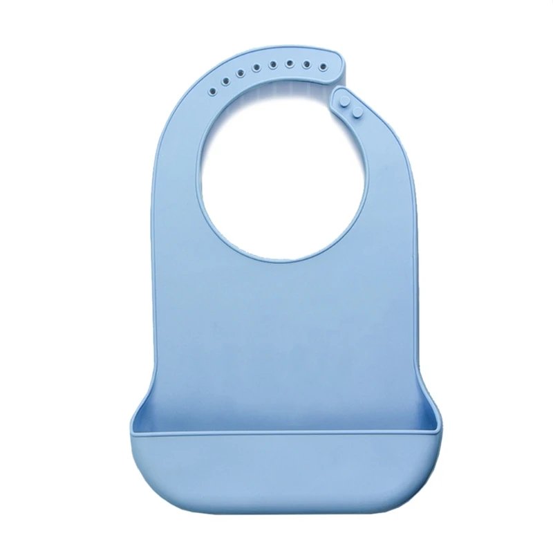 Adults Waterproof Anti-oil Silicone Bib Elderly Aged Mealtime Cloth Protector Dropshipping