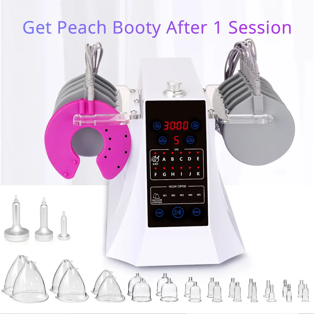 

Electric EMS Muscle Stimulation Body Massage Vacuum Butt Lift Breast Enlargement Beauty Salon Machine