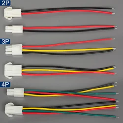 1 Pair EL 4.5mm EL4.5-2P/3P/4P/6P Male Female Connector Connecting with Wire Cable 15cm 20AWG