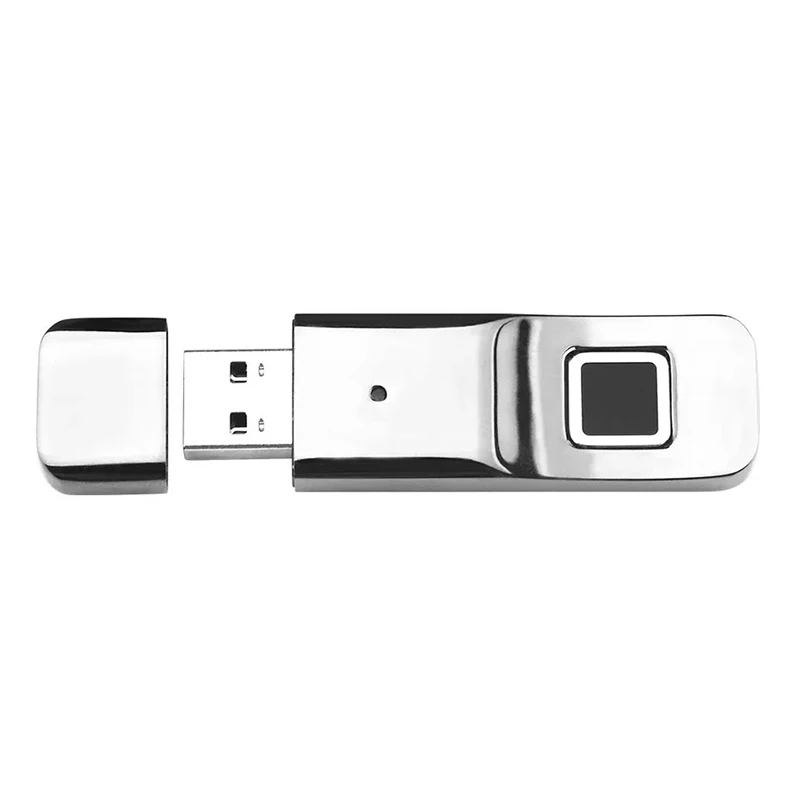 Fingerprint Encrypted Pendrive 32GB Encryption USB Flash Drives Data Security Business Office Metal Password Stable Private 32G