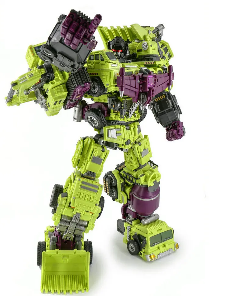 ジンバオ変換 G1 デバステーター 6IN1 特大 KO ボーンクラッシャー