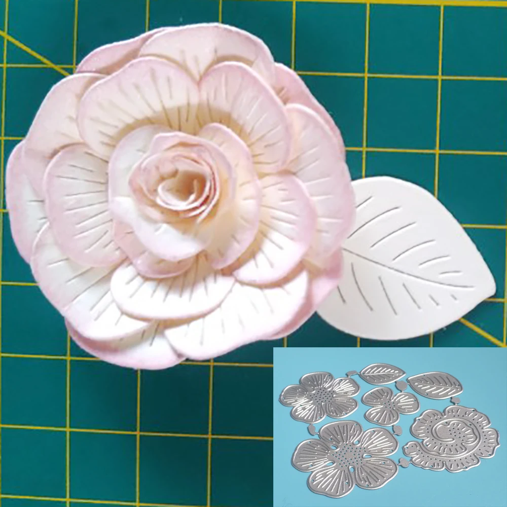 New metal cutting moulds, decorative carving technology DIY, photo albums, flowers, roses, decorative handicrafts