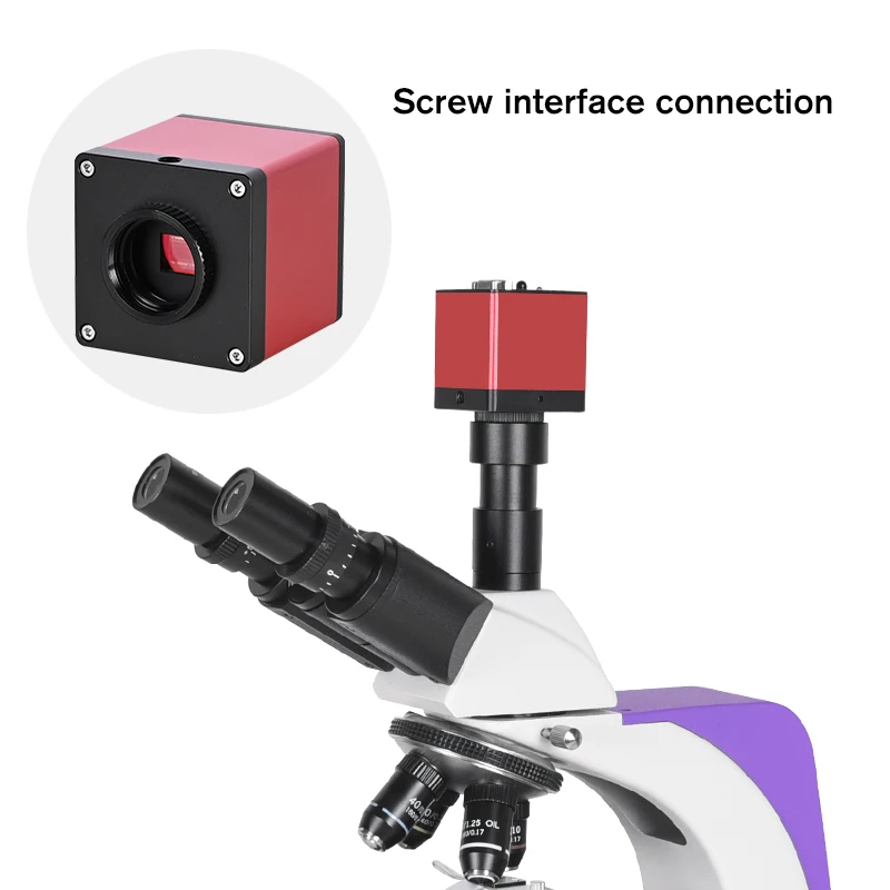 Interfaccia telecomandata elettronica di HDMI VGA del CCD della macchina fotografica di digital di HD per il microscopio biologico stereo OSL-809