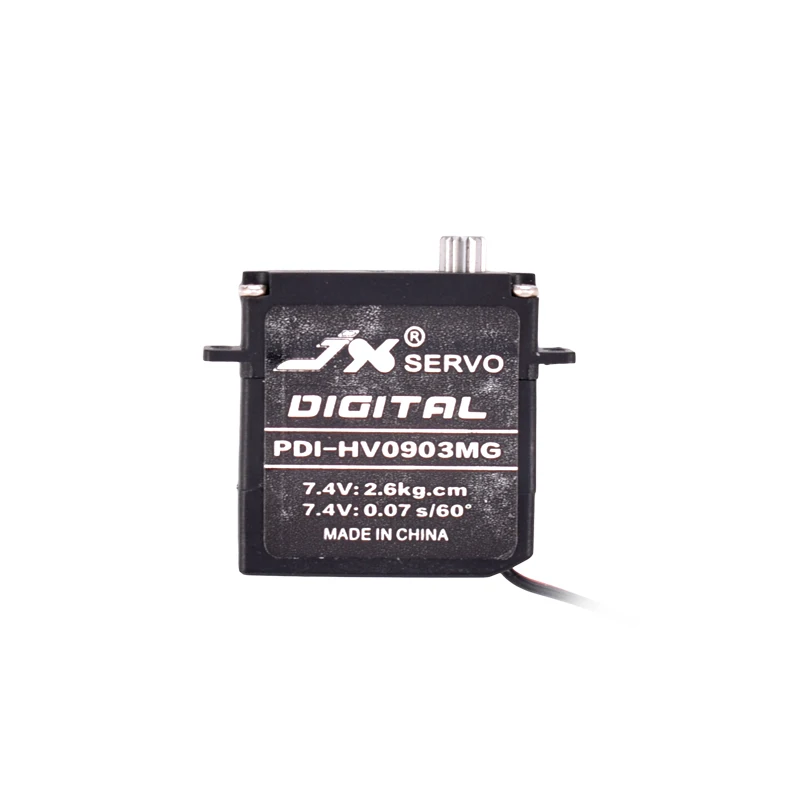 High Quality JX Servo PDI-HV0903MG 2.6kg Metal Gear Digital Flat Wing Servo Plastic Case for RC Glider