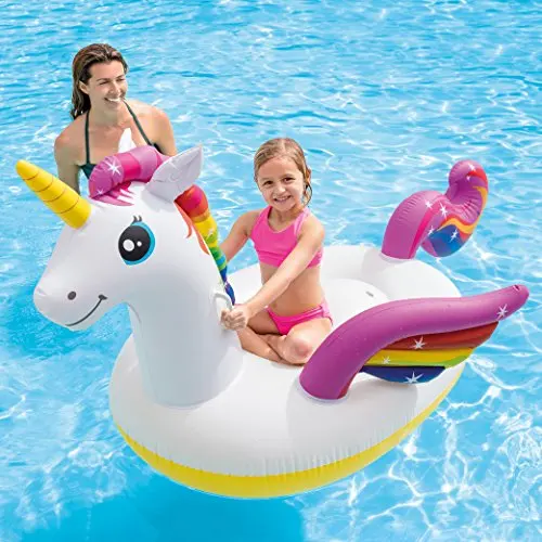 Intex Einhorn Aufblasbare Fahrt-Auf Pool Float, 79 "X 55" X 38"