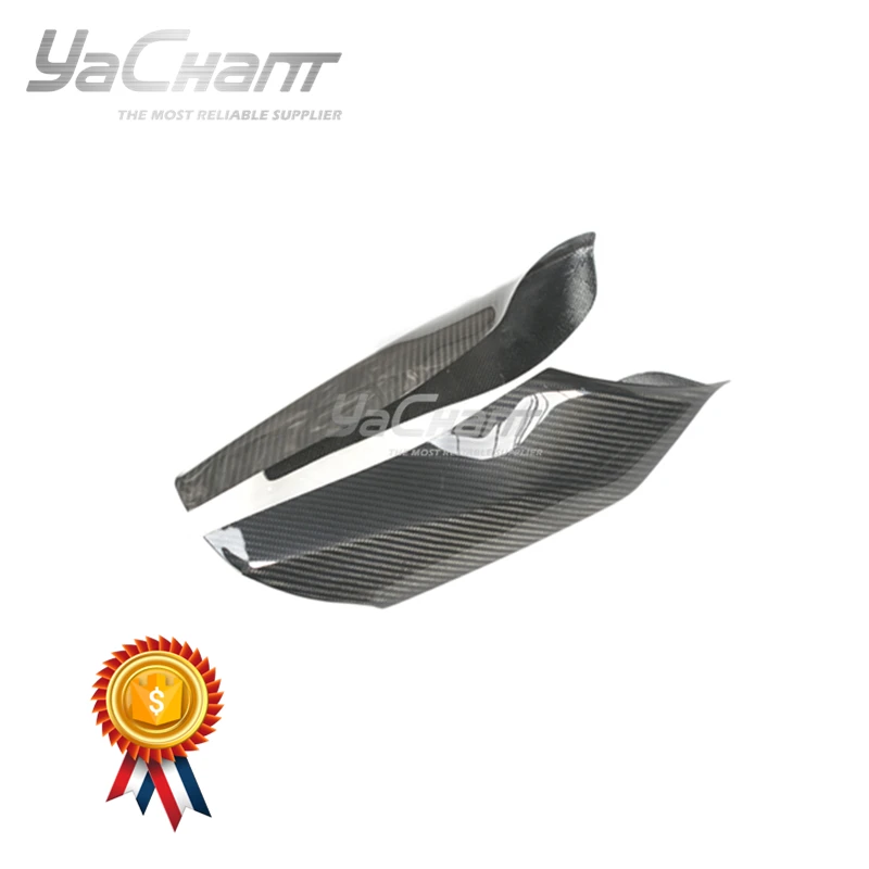 Dry Carbon Fiber Front Lower Air Vents Fit For 2016-2019 F87 M2 OEM Front Bumper Lower Air Vent Splitter