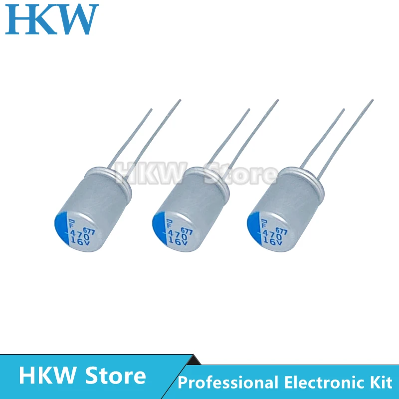 10pcs NCC Solid Aluminum Electrolytic Capacitor 16V 100UF 270UF 470UF 1000UF 100% Original NIPPON CHEMI CON