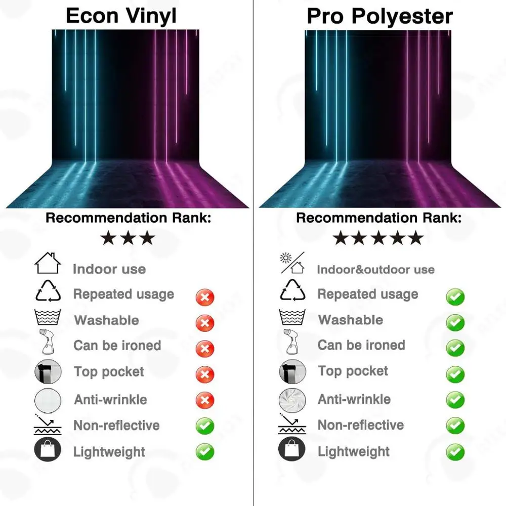 Funnytree 형광 조리개 무대 조명 전자 빔 레이저 스프레이 사진 배경 사진 스튜디오에 대한 사용자 정의 배경