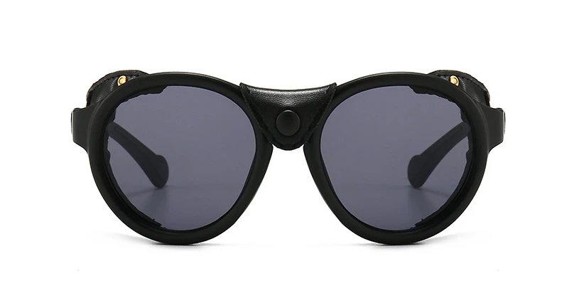 46311 Steam Punk Oval Winddicht Goggle Sonnenbrille Vintage Herren Damen Shades UV400 Vintage Brille – Detail 17