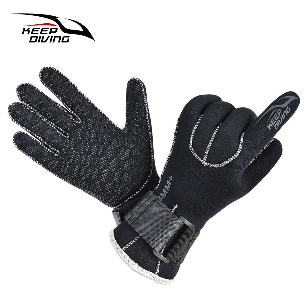 3mm Wetsuit Gloves Thermal Anti Slip Neoprene Scuba Diving Gloves Surfing Gloves For Spearfishing Swimming Rafting Kayaking