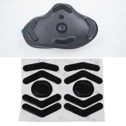 2 Sets 0.6mm Mouse Feet Mouse Skates Mouse Stickers Pad Black for logitech G604 Mouse