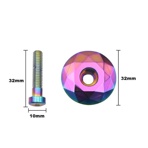 Cykelstyrskruvar Topplock Aluminiumlegering Mountainbike Racercykel Skål Stamlock Cykeltillbehör För 28,6 mm Gaffelhuvudrör 8 best sales topplock för stång - №3