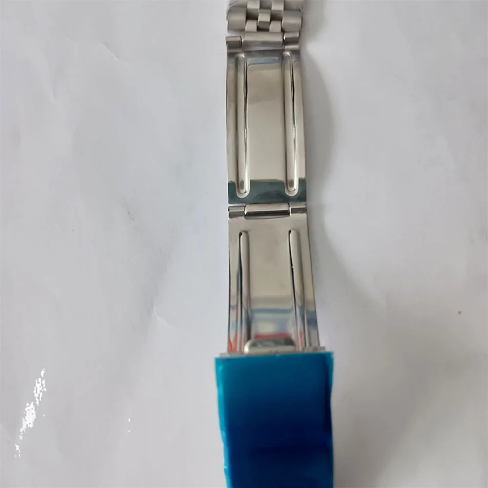 นาฬิกาสแตนเลสคลาสสิกสแตนเลส20มม.Jubilee สร้อยข้อมือ End Pin Vintage นาฬิกา DIY นาฬิกา