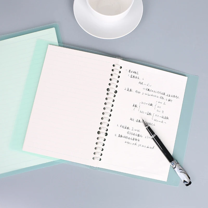 Ultra-thin Translucent Loose-leaf Notebooks Soft Removable Binder Hand Account Notepad School Office Planner Book Diary Notebook