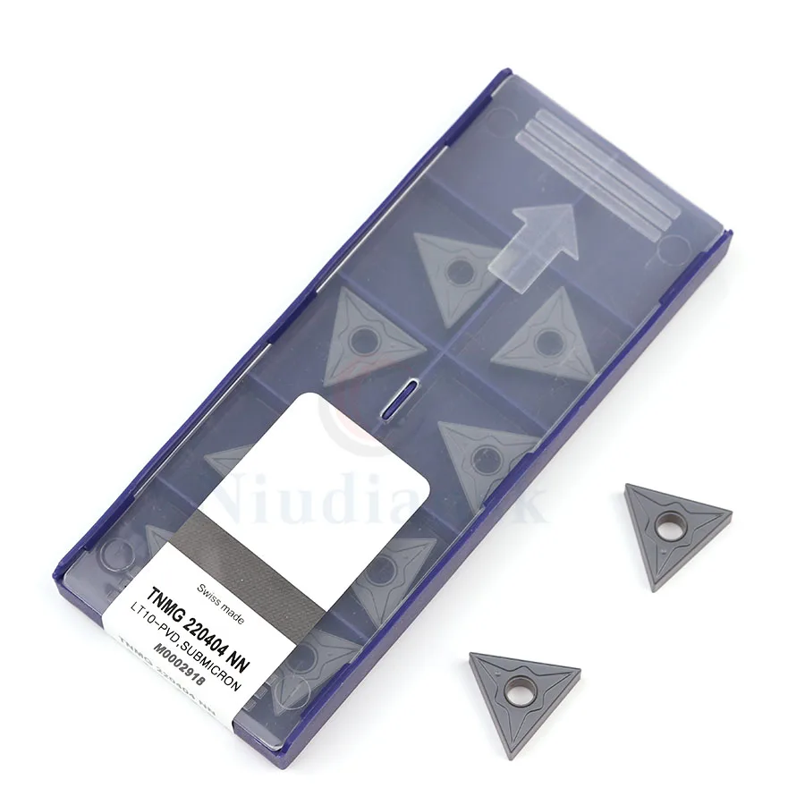 Chất Lượng Cao Ban Đầu TNMG220404 TNMG220408 NN LT10 Bên Ngoài Dụng Cụ Xoay PVD Carbide Miếng Lót Cho Thép Không Gỉ Tiện Bằng Máy CNC Công Cụ