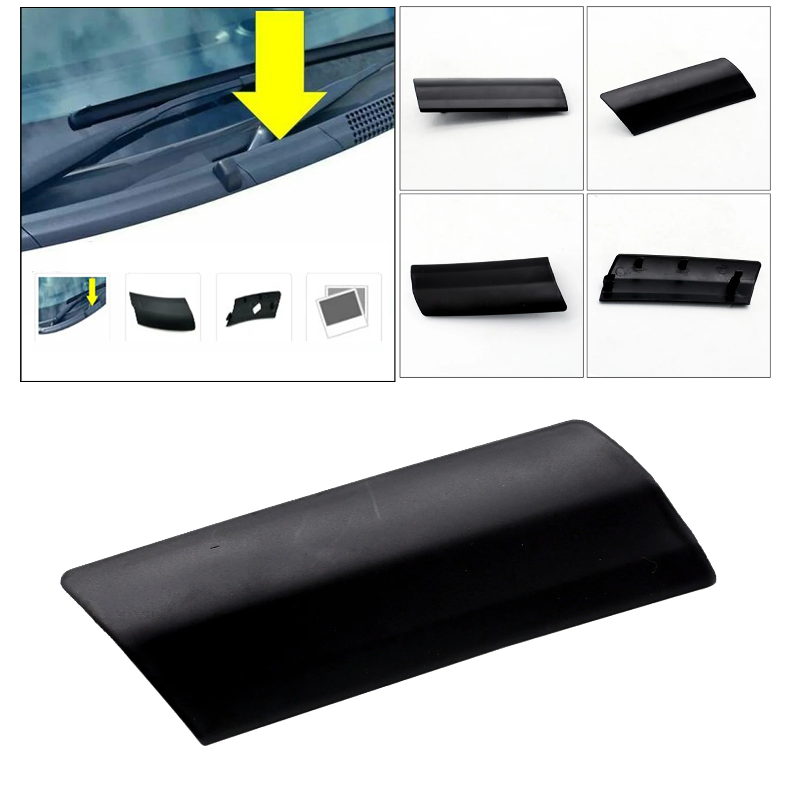 Wiper Scuttle Panel Trim Cover Left 735452714 Replaces for Fiat 500 Durable