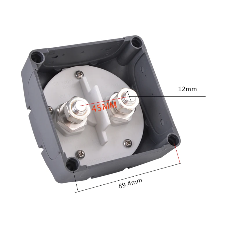 Interruttori batteria, 600A/2500AMP accensione/spegnimento della batteria interruttore principale 12.36.48V sezionatore di disconnessione per auto, veicolo, camper. Barca
