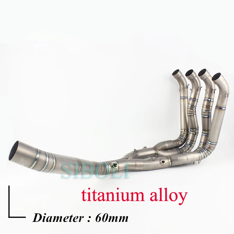 S1000RR S1000R Motorcycle Exhaust 60mm Inlet Titanium Alloy Full Systems 2010 2011 2012 2013 2014 2015 2016 2017 2018 2019