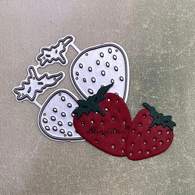 Strawberry decoration Metal Cutting Dies Stencils For DIY Scrapbooking Decorative Embossing Handcraft Die Cutting Template