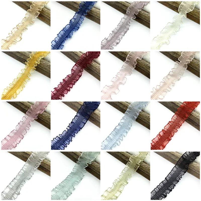 1 yard 30mm Elastic Hair Band Ribbon Lace Sewing Trim Handmade  DIY #RoLi