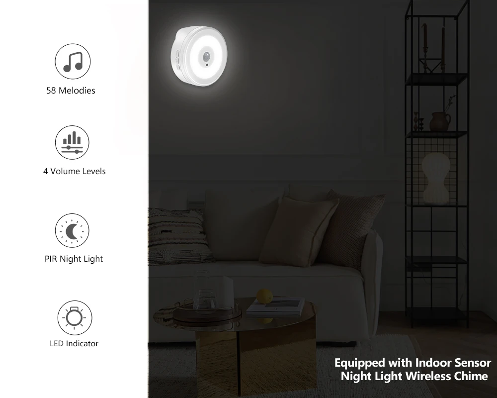 WF005 Tuya Smart WIFI Doorbell HD 1080P Wireless Camera Two-way Voice  Audio Works IP65 Waterproof Compatible IOS and Android