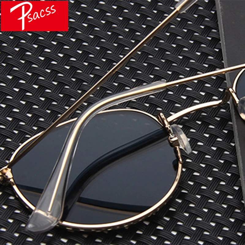 PSACSS NEW Small Round Sunglasses Women/Men Retro Fashion Brand Designer Glasses Women's Rays Mirrored Modis Oculos Shades UV400