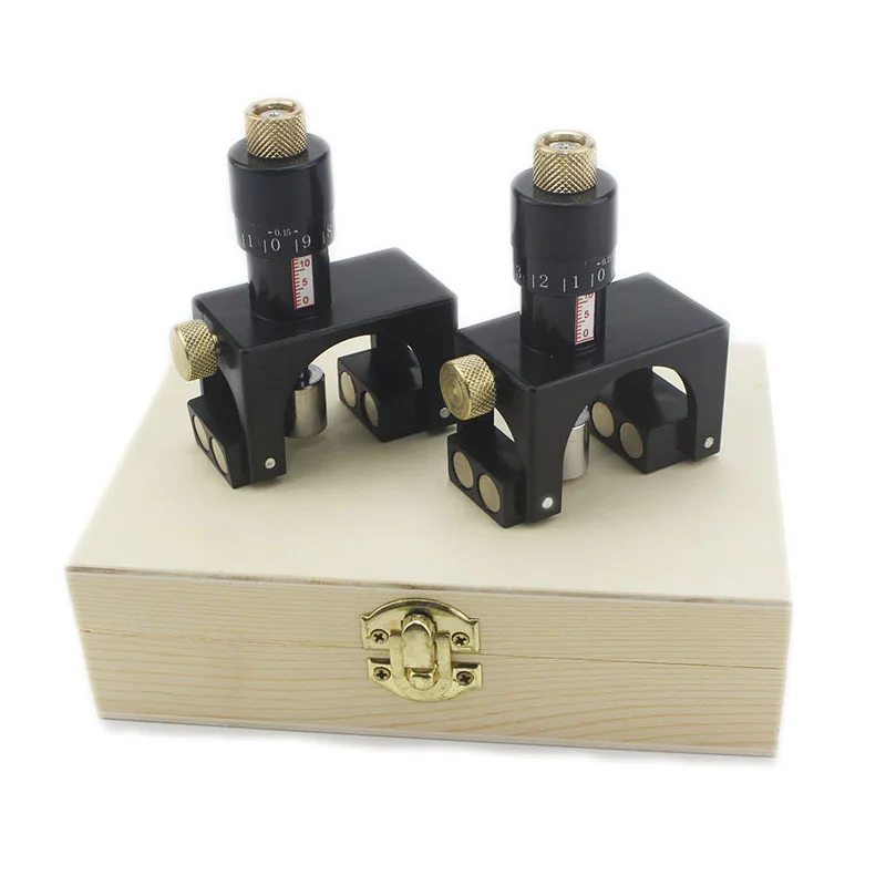 2 pz/set pialla legno Jointer coltello impostazione Jig pialla lama lavorazione del legno taglierina allineatore plastica con materiale magnete