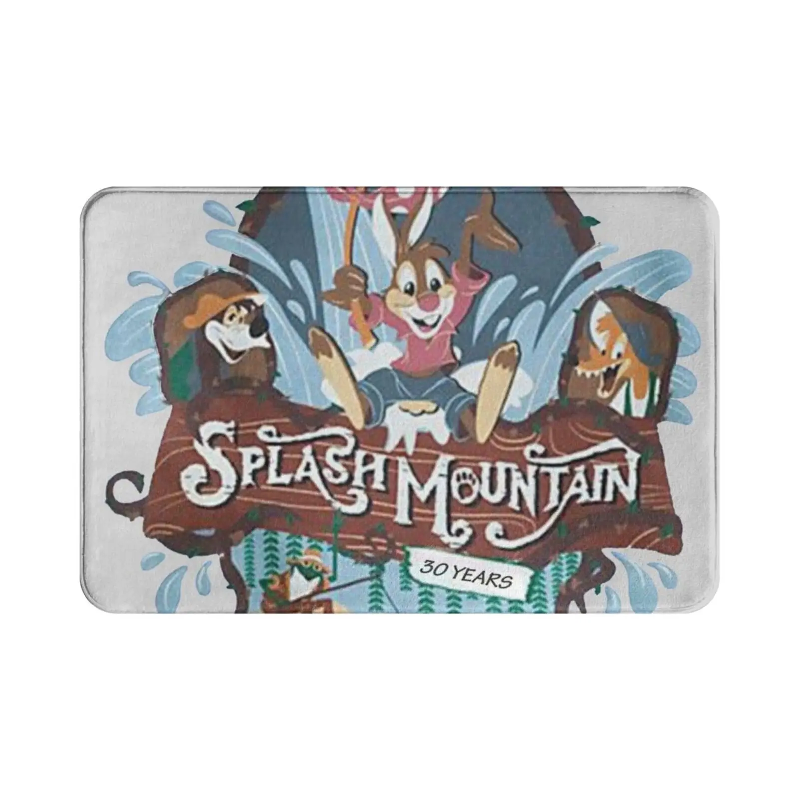 Splash Mountain Carpet Mat Rug Cushion Soft Non-Slip Water Park Brer Rabbit Flordia Fast Past Hollywood Studios Theme