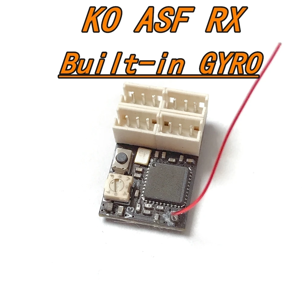 MXO-racing KO ASF NANO Built-in GYRO 4CH RX V3.0 For Racing 1/28 RC Car (Not suitable for drift cars) #RXC42-KG/KP