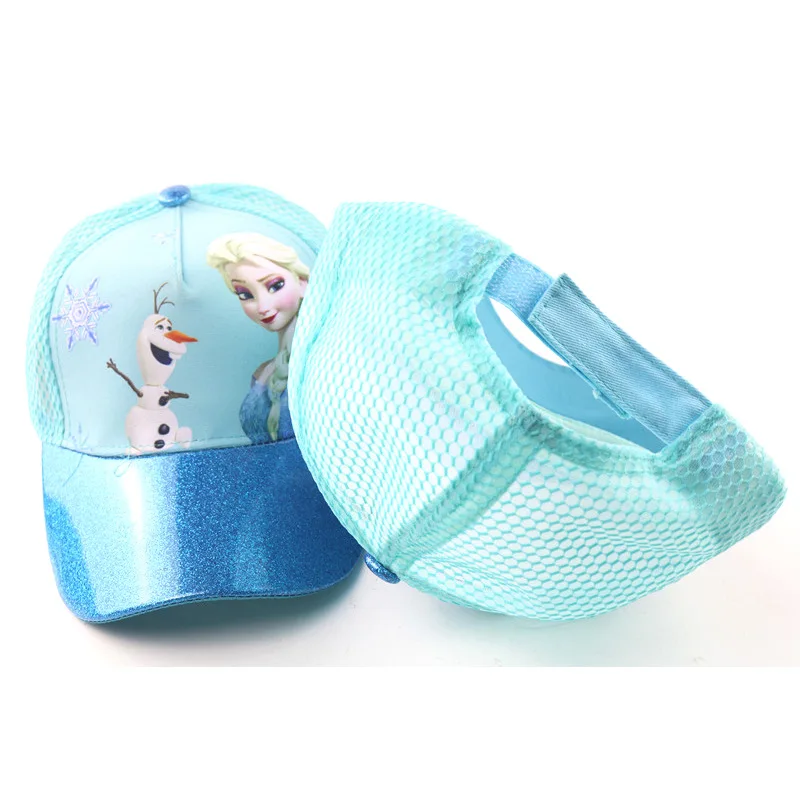 Disney Frozen 2 Elsa Anna Kids Hat Baby Girl Caps Baby Princess Cartoon Cute Baseball Cap Fashion Summer Sun Protection Hat