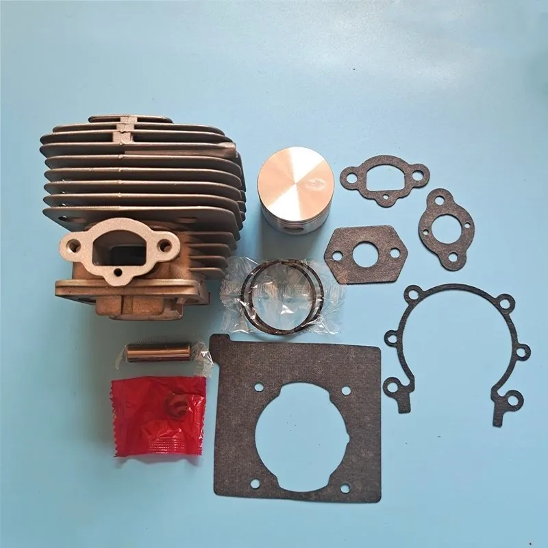 Imagem -02 - Cilindro Kit 40 mm para Oleo-mac Efco Ef4300 Brushcutter Trimmer Pistão Anéis Pinos Clipes Montagem 61330244 61330277 61202322 Om43