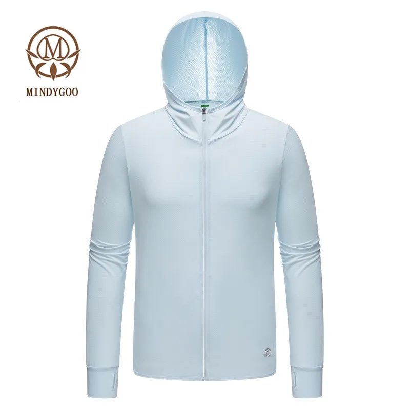 MINDYGOO High Quality Wholesale Custom Logo 2021 New Design Light Sun Protect Skin Jacket